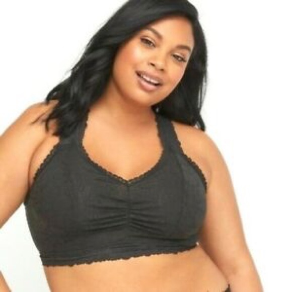 Cacique Other - NWOT Lane Bryant- Black Lace Bralette